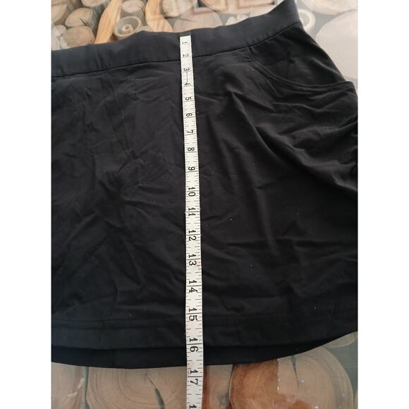 Columbia Omni-Shield Drawstring Sides Athletic Pockets Skirt Black - Picture 4 of 9